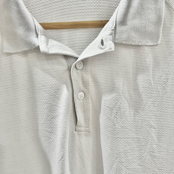 Lululelon White Sport Polo Shirt - Picture 3 of 3